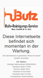 Mobile Screenshot of kanal-reinigung.de